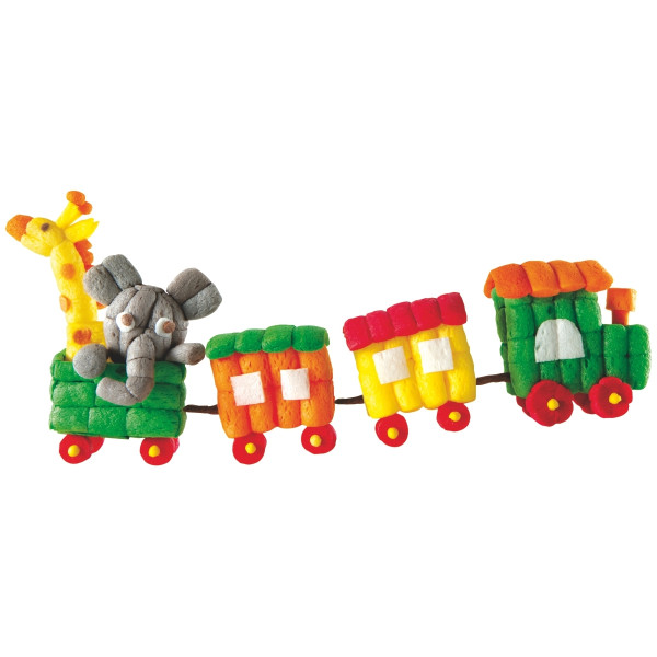 Carton de 6300 flocons PLAYMAIS EDULINE CLASSIC LARGE + accessoires