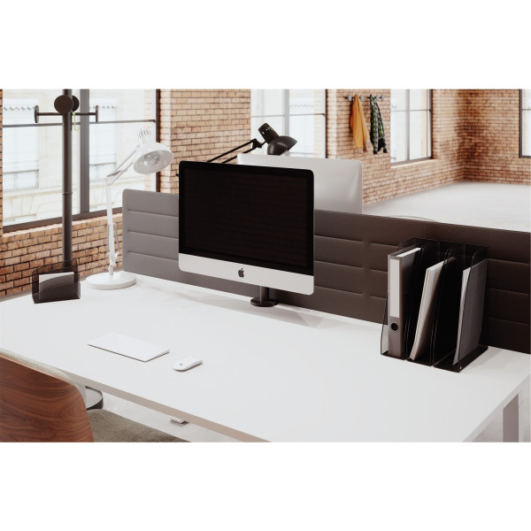 Lampe architecte avec pince de fixation standard blanc
