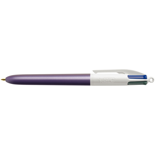 Stylo 4 couleurs pearl violet