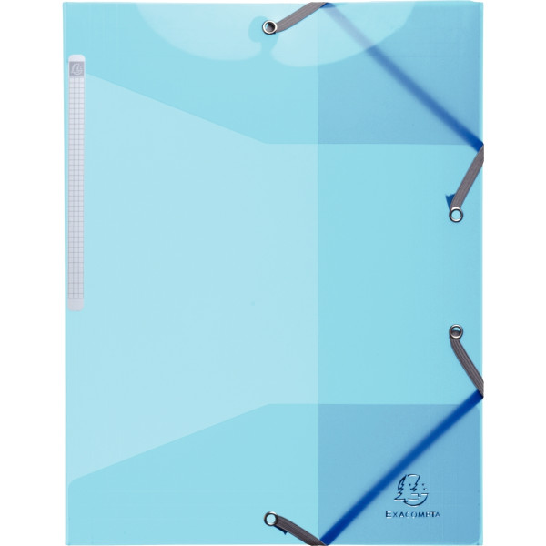 Chemise 3 rabats à élastiques IDERAMA PP, coloris bleu clair