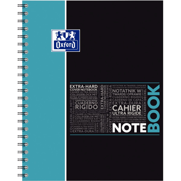 Cahier à reliure intégrale NOTEBOOK OXFORD 160 pages perforées, format A4+, seyès