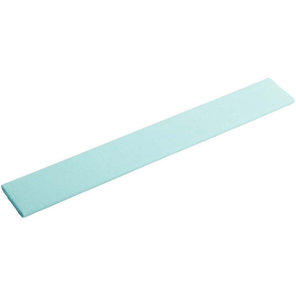 Feuille de papier crépon supérieur, format 250x50 cm bleu turquoise