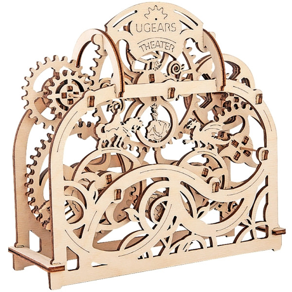 Maquette mécanique en bois, théâtre