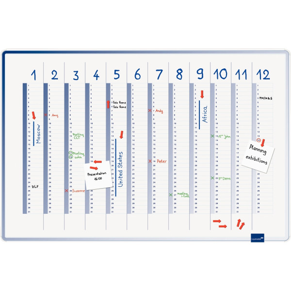 Planning magnétique annuel Accents