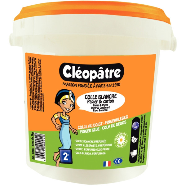 Seau de colle 1kg blanche en pate