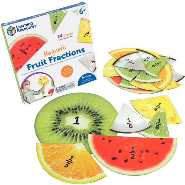 Les 6 fruits en fraction