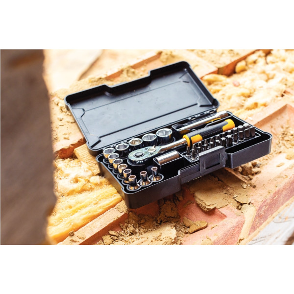 Coffret de 37 douilles compact