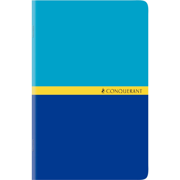 Carnet piqué 96 pages CONQUERANT, format 11x17 cm, quadrillé 5x5, papier 70 g