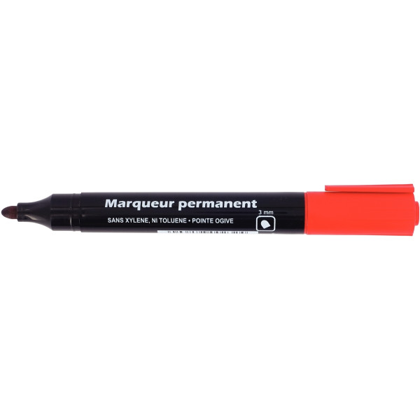 Marqueur permanent Like pointe ogive rouge