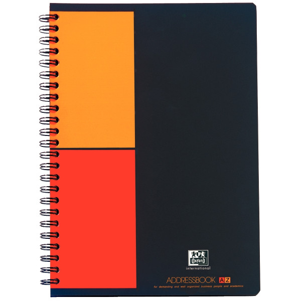 Répertoire à reliure intégrale ADDRESSBOOK format A5, 144 pages