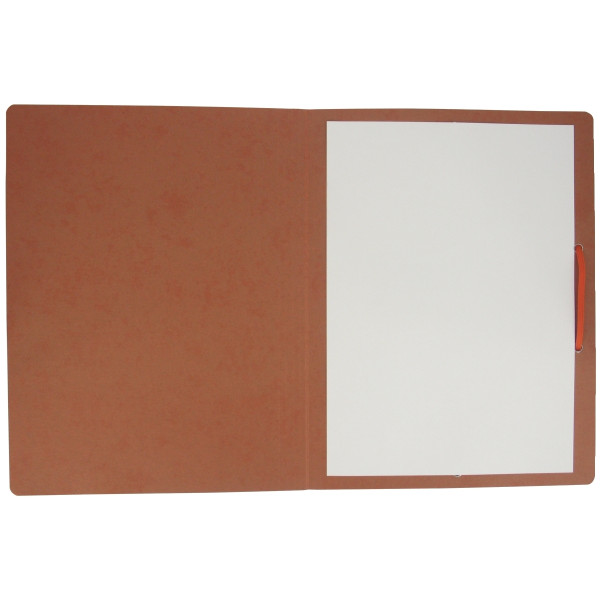 Chemise sans rabat à élastiques en carte lustrée 5/10ème, orange