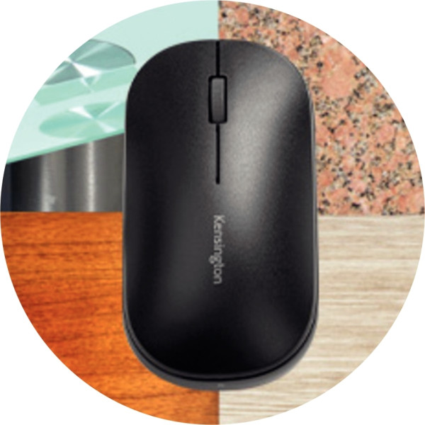 Souris Suretrack sans fil double connectivité noire