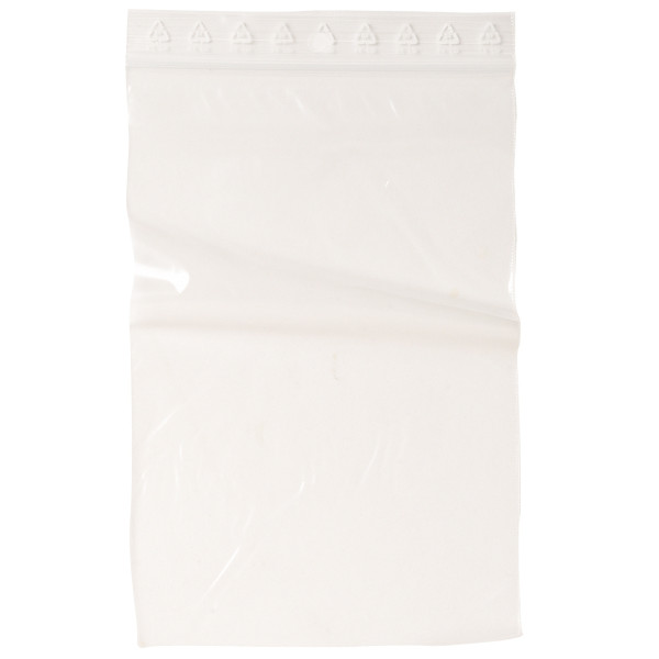 Carton de 1000 sachets ZIP 180x120mm transparent