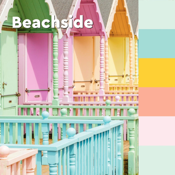 Paquet de 6 blocs notes post it adhesives100 feuilles 76 x 76 mm  collection Beachside