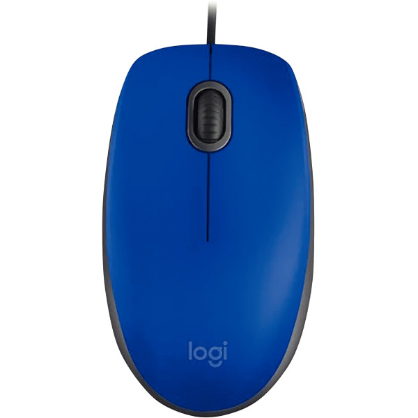 Souris filaire Logitech Silent M110 Silent couleur bleu