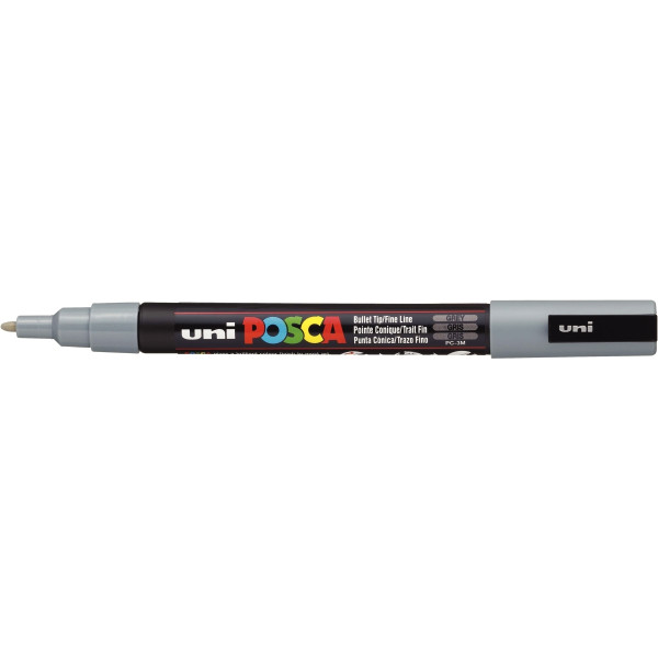 Marqueur Posca pointe fine ogive gris
