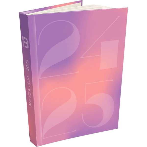 Agenda journalier 12,5x17,5 In The Air violet