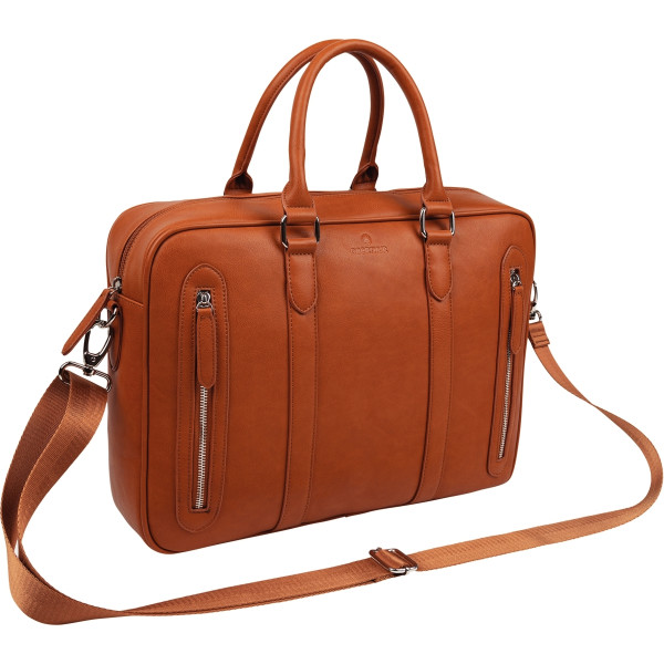 Sacoche ordinateur jakarta 15,6 pouces coloris camel