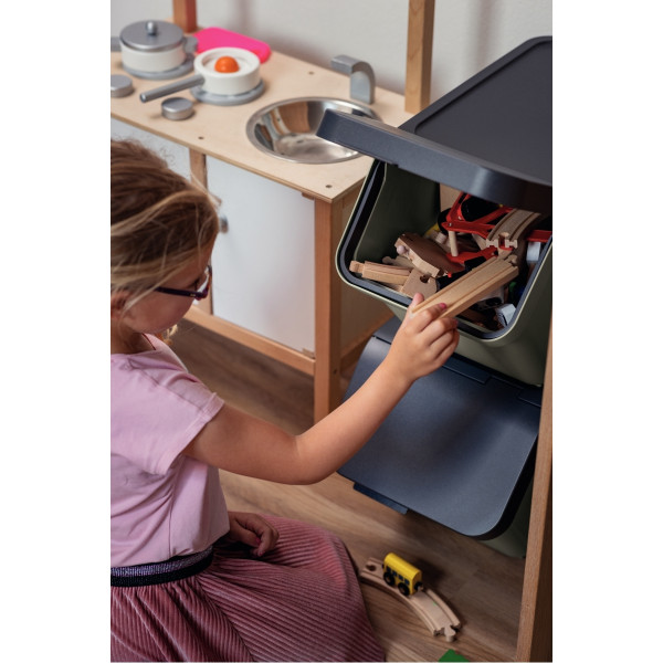 Boite de stockage 45L verte