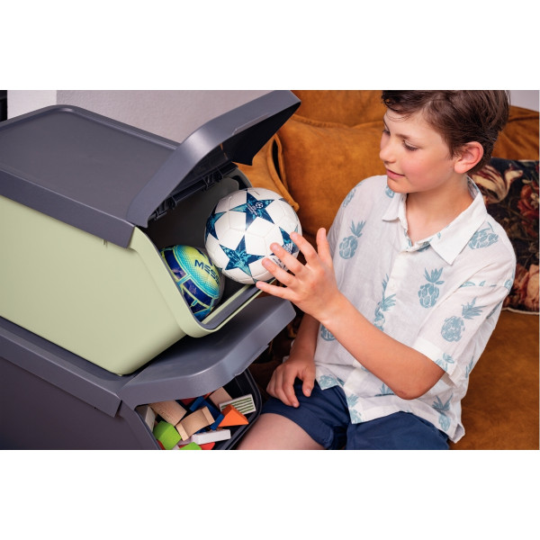 Boite de stockage 45L verte