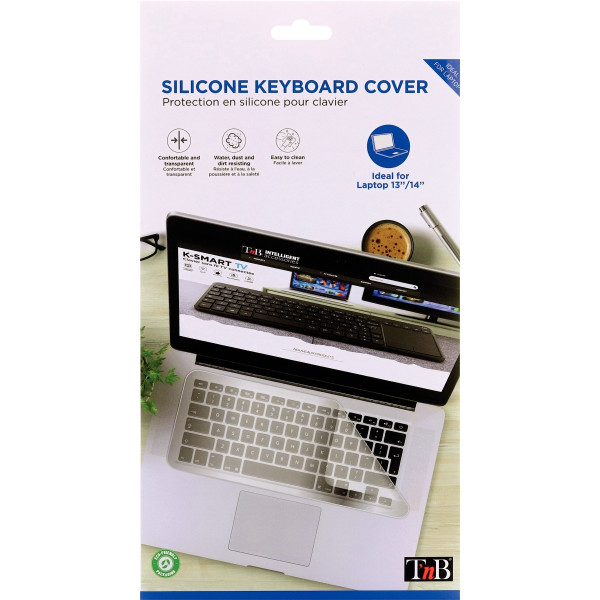 Protection pour clavier d'ordinateur en silicone TNB