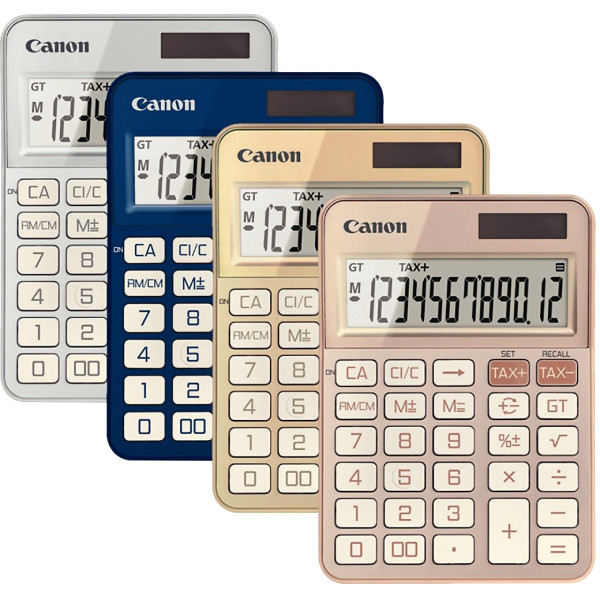 Machine à calculer pour bureau 12 chiffres Canon KS-125KB Bleu