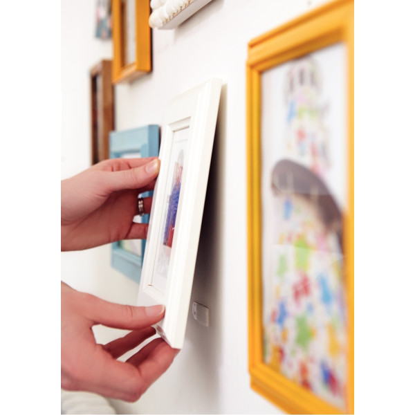 Blister de 4x2 languettes accroches tableaux