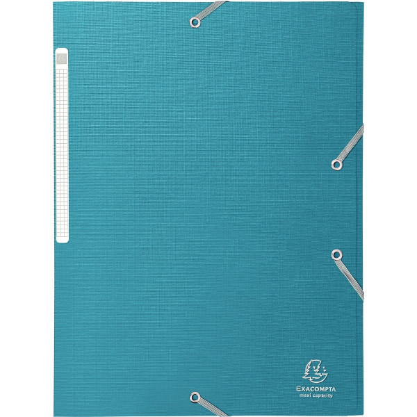 Chemise 3 rabats à élastiques en carte végétale TEKSTO, coloris assortis
