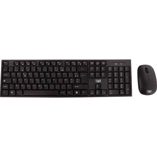 Pack clavier et souris sans fil T'NB Classy couleur noir