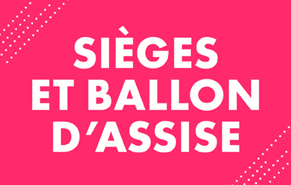 Sièges ballon d'assise