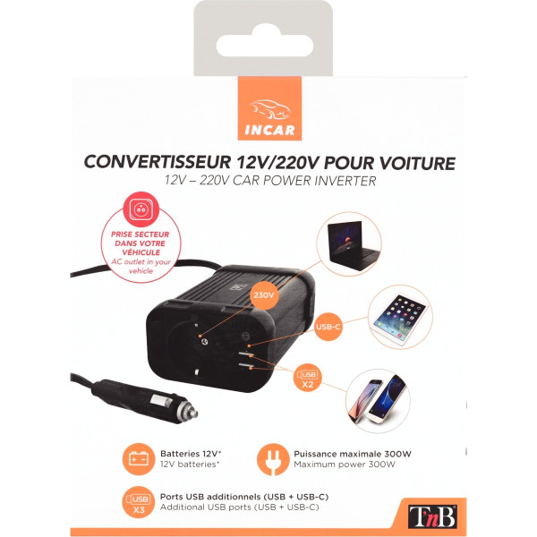 Convertisseur  de tension 12 V / 230 V