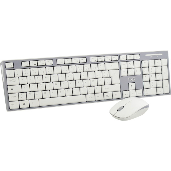 Pack clavier et souris sans fil T'NB Classy couleur gris
