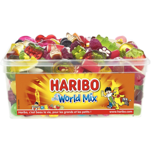 Boite HARIBO World Mix 900g