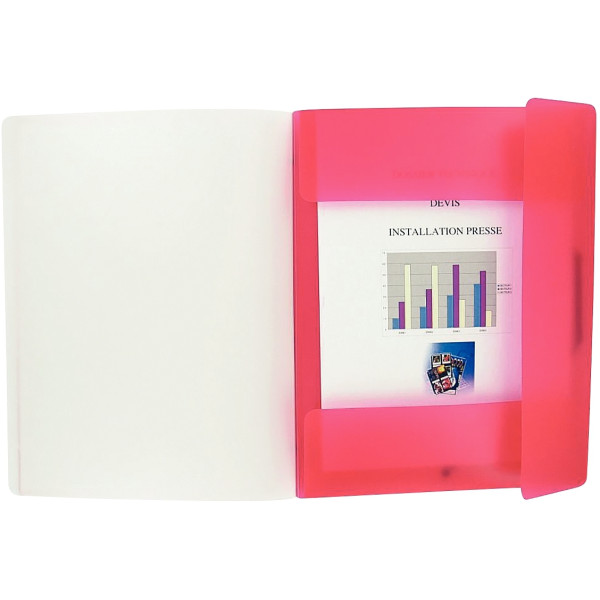 Trieur en polypropylène CHROMALINE 8 compartiments, coloris assortis
