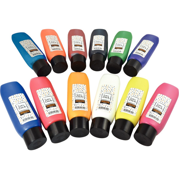 Tube de 300 ml d'encre pour la linogravure vert
