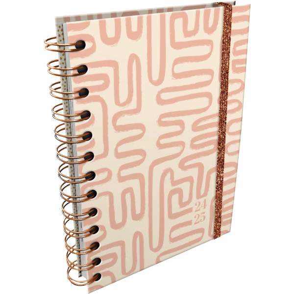 Agenda journalier 12,5x17,5 Vintage abstrait