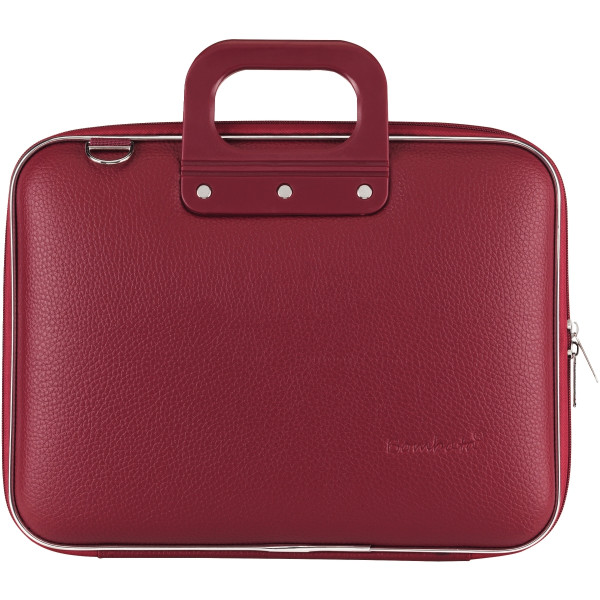 Sacoche classic mediobombata vinyle 13"  coloris bourgogne