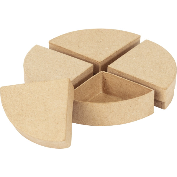Lot de 4 boites quart de cercle