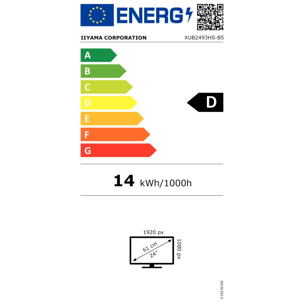 Moniteur IIYAM 24PIV XUB2493HS-B5