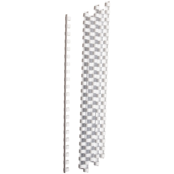 Blister de 25 anneaux à reliure Ø10 mm blanc