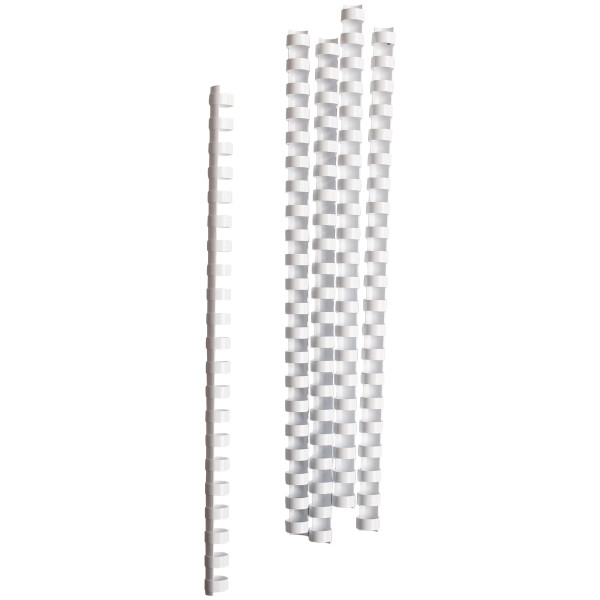 Blister de 25 anneaux à reliure Ø12 mm blanc