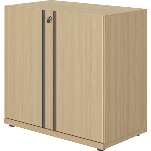 Rangement bas 2 portes E-Motion chêne structuré