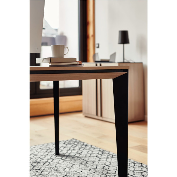 Rangement bas 2 portes E-Motion chêne structuré