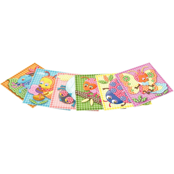 Lot de 30 cartes à décorer PLAYMAIS Mosaïc
