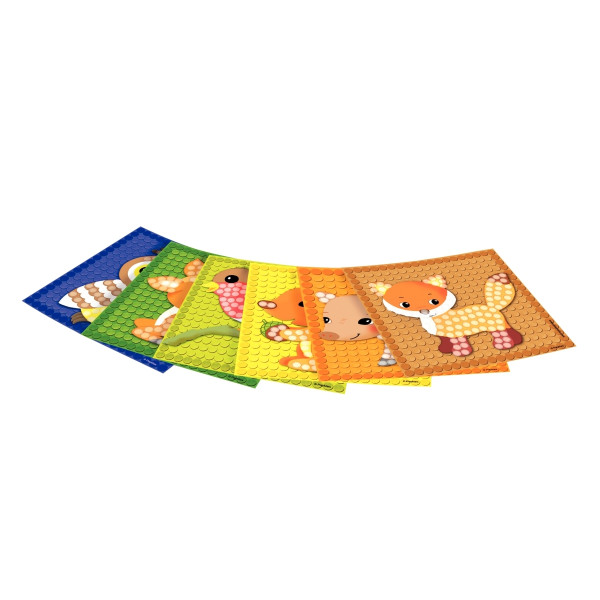 Lot de 30 cartes à décorer PLAYMAIS Mosaïc