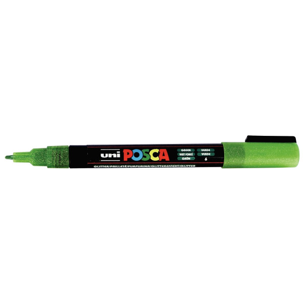 Pochette de 8 marqueurs Posca pointe fine pailletés