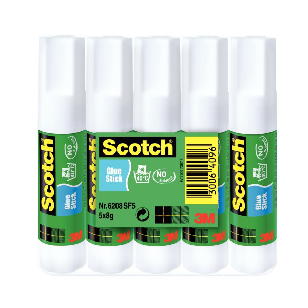 Lot de 5 bâtons de colles 8g Scotch