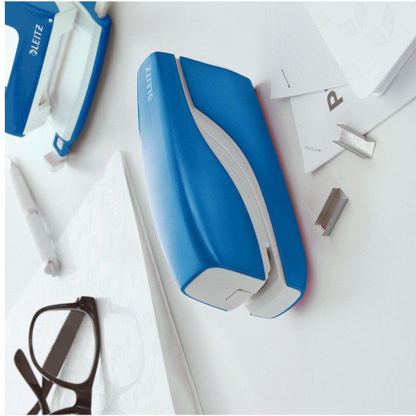Agrafeuse électrique Leitz WOW bleu