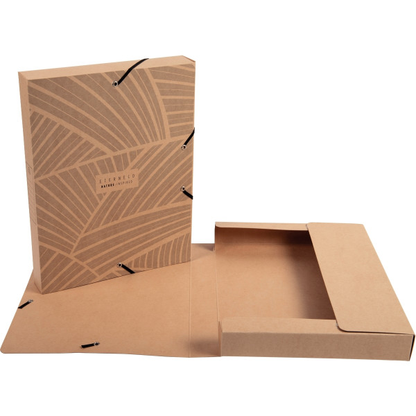 Boite de classement en carte naturelle ETERNECO, dos 4 cm