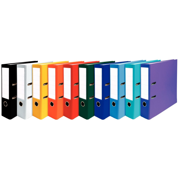 Classeur à levier pour format A4, dos 5 cm, bleu foncé